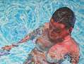 A la piscina