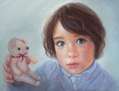 La niña y el osito