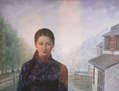 ORIGINAL OIL PAINTING ART-CHINESE GIRL