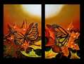 Mariposas Monarca (Diptico)