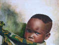 Niño de raza negra