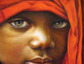 Niño de África 75 Óleo sobre lienzo 25 x 35 cm 2013 Dora-Alis