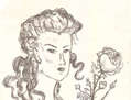 Autoretrato con Rosa