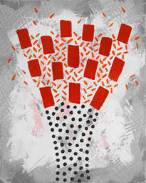 explosion of petals (suspended variant 1)