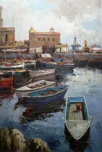 impression painting art on canvas by hongtao