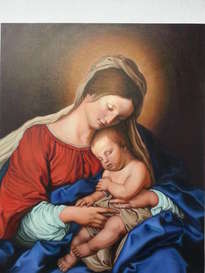 virgen con niño