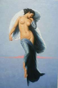 original painting nude art- female nude by hongtao