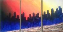 metrópolis inquieta (150x80 cm.)
