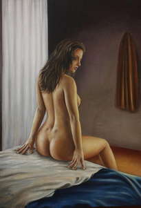 desnuda en la mañana