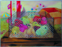 pollitos de colores