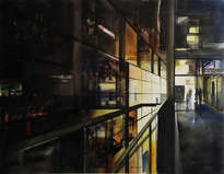 interior - acuarela - 91 x 71