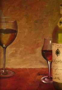 bodegon vidrios iii