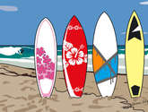surf - pop art (cómic)