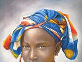 niña de raza negra