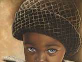 niño de raza negra