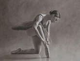 bailarina en monocromo ii