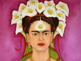 frida con alcatraces