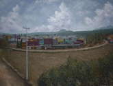 vista a la ex hacienda.