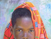 niño de raza negra