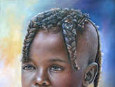 niño de raza negra