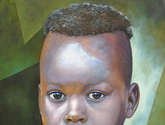 niño de raza negra