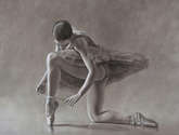 bailarina en monocromo i