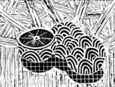 naranjas - linograbado - versión 1