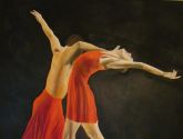 dancers in red