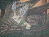 dragón y hada