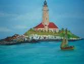 isla con faro
