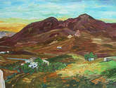 paisaje de los frailes amaneciendo