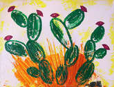 cactus in fiore - variante 1 (cactus in flower - variant 1)
