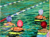 bañistas