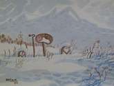 invierno 2 - acuarela