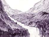 arroyo en la montaña