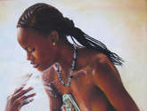 mujer y agua