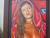 desnudo en rojo