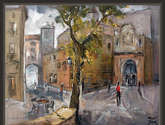 solsona-lleida-lerida-catedral-arte-pintura-pinturas-cuadros-paisajes-pintor-ernest descals-