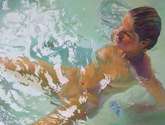 mujer en la bañera