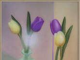 tulipanes frente al espejo