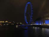 london eye blue christmas