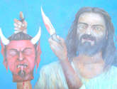 the devil's death;the most famous painting in the world