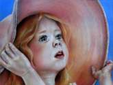 niña y cielo