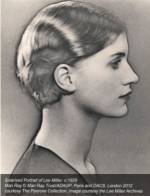 Retrato solarizado de Lee Miller, por Man Ray, hacia 1929, Penrose Collection