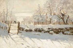  Claude Monet: The Magpie, 1868/69 Oil on canvas, 89 x 130 cm, Musée d’Orsay, Paris, © RMN/Hervé Lewandowski