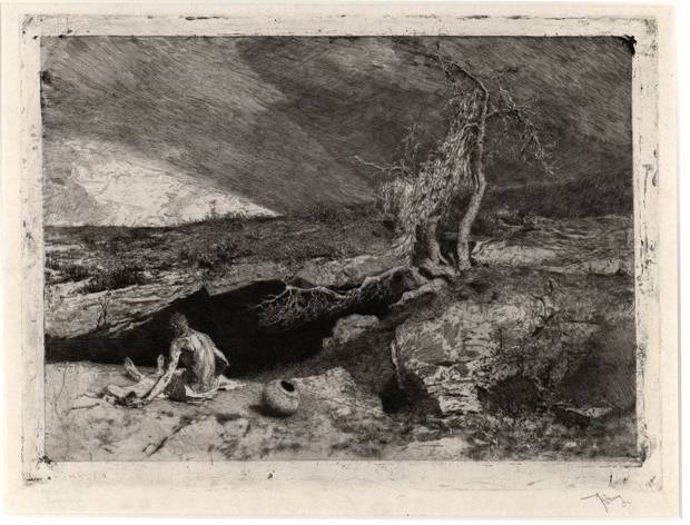 . Marià Fortuny: Anacoreta. C.1869 ©MNAC, Museu Nacional d’Art de Catalunya. Fotografia Calveras/Mèrida/Sagristà