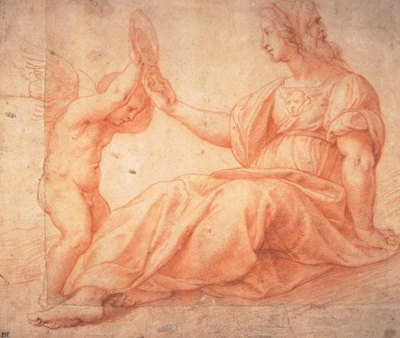 Sir Peter Paul Rubens Copy of the Figure of ‘Prudence’ after Raphael’s fresco of ‘The Virtues’. Sir Peter Paul Rubens Copy of the Figure of ‘Prudence’ after Raphael’s fresco of ‘The Virtues’.