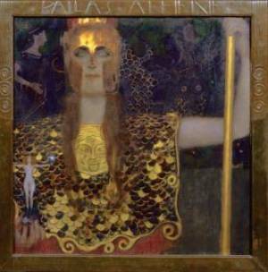 2. Pallas Athene, 1898 Gustav Klimt Oil on canvas © Wien Museum