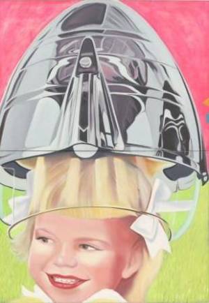 James Rosenquist. F-111 (detail). 1964-65. Oil on canvas with aluminum, 23 sections. 10 x 86′ (304.8 x 2621.3 cm). The Museum of Modern Art, New York. Gift of Mr. and Mrs. Alex L. Hillman and Lillie P. Bliss Bequest (both by exchange). © 2012 James Rosenquist/Licensed by VAGA, New York