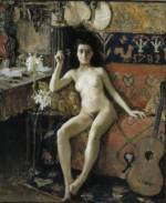 Demasquée [Demasquée], 1888 Huile sur toile, 65,5 x 54,5 cm Finlande, Helsinki, Ateneum Art Museum, Finnish National Gallery © Finnish National Gallery / Central Art Archives / Photo Pirje Mykkänen